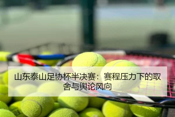 山东泰山足协杯半决赛：赛程压力下的取舍与舆论风向